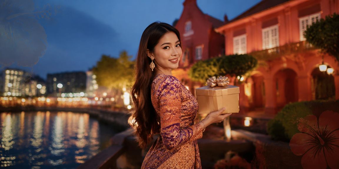 Suasana hiburan kasino di Melaka dengan tema batik yang mewah dan meriah