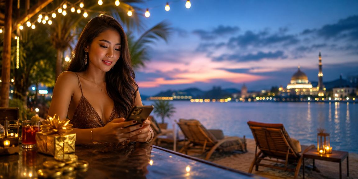 Pengguna di Putrajaya menyemak tip pertaruhan di telefon